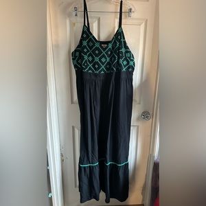 @ava&Viv adorable navy and green #plussized dress size 3x